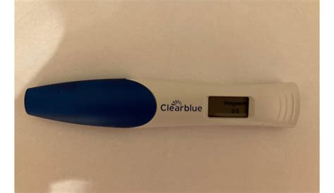 the Clearblue Pregnancy Test with Weeks Indicator, which has .